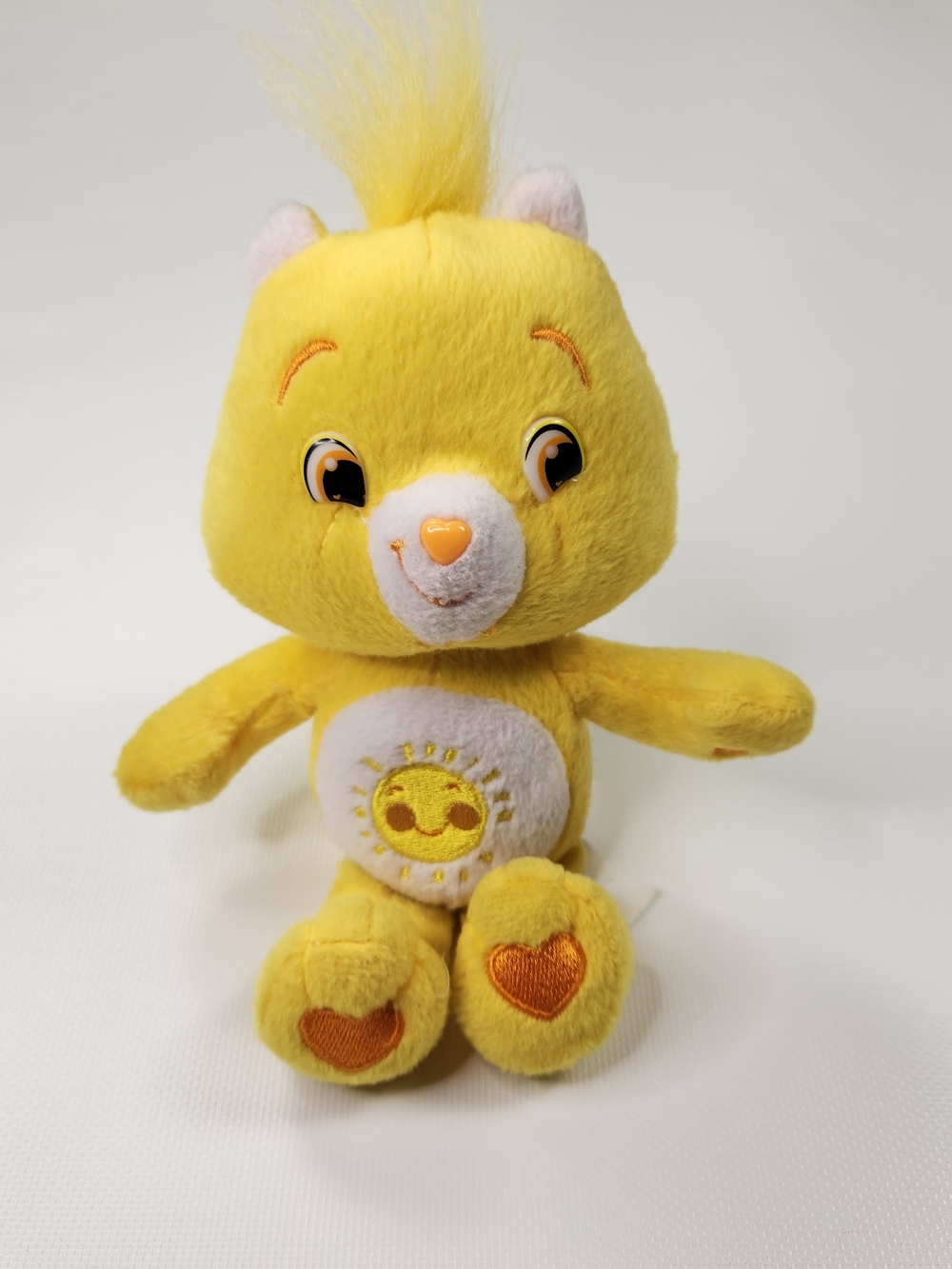 Care Bears Funshine Bear Plush 2007 9in Yellow Stuffed Animal